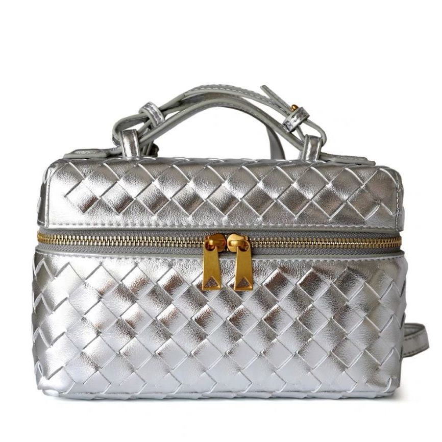 Luxe Woven Vanity Bag