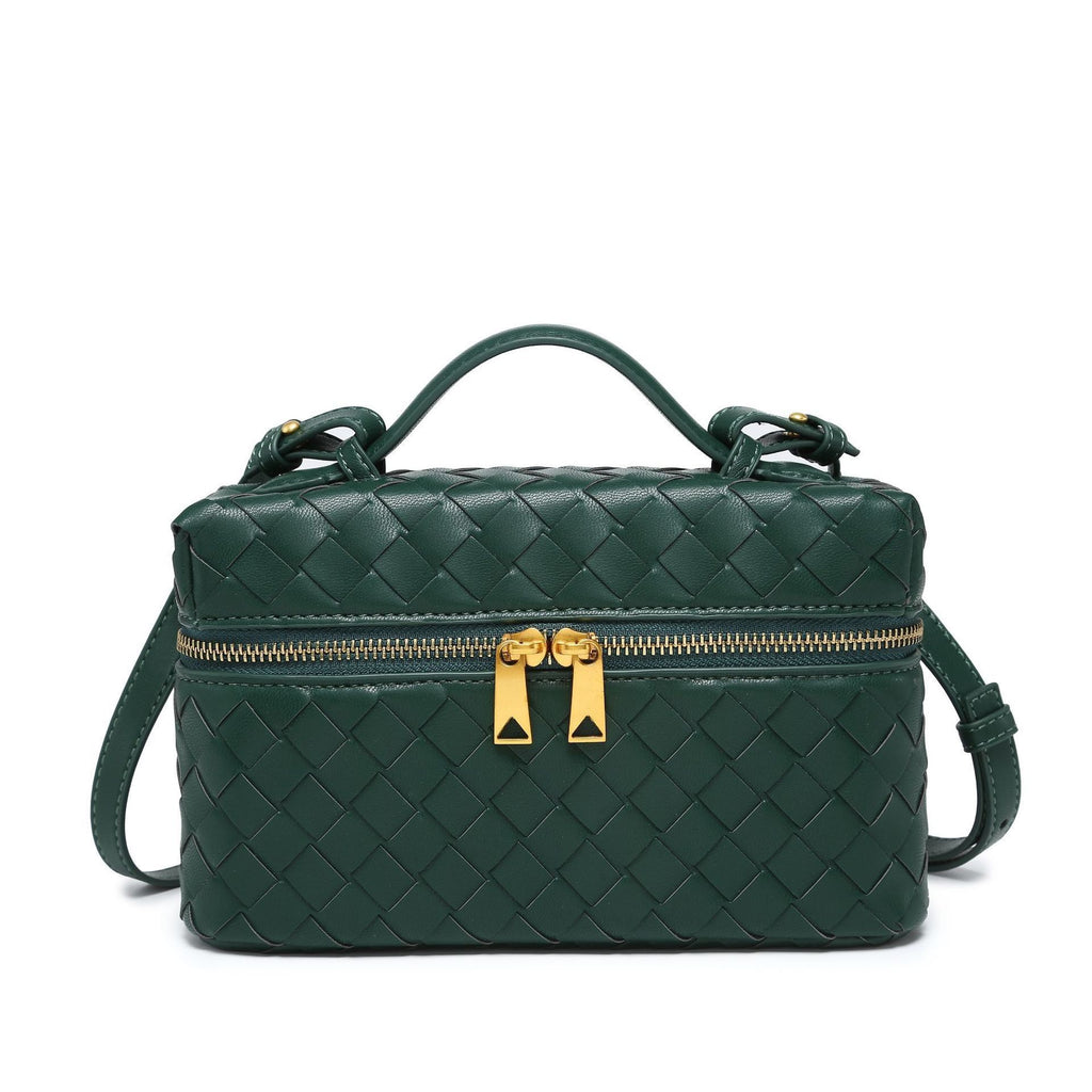 Luxe Woven Vanity Bag