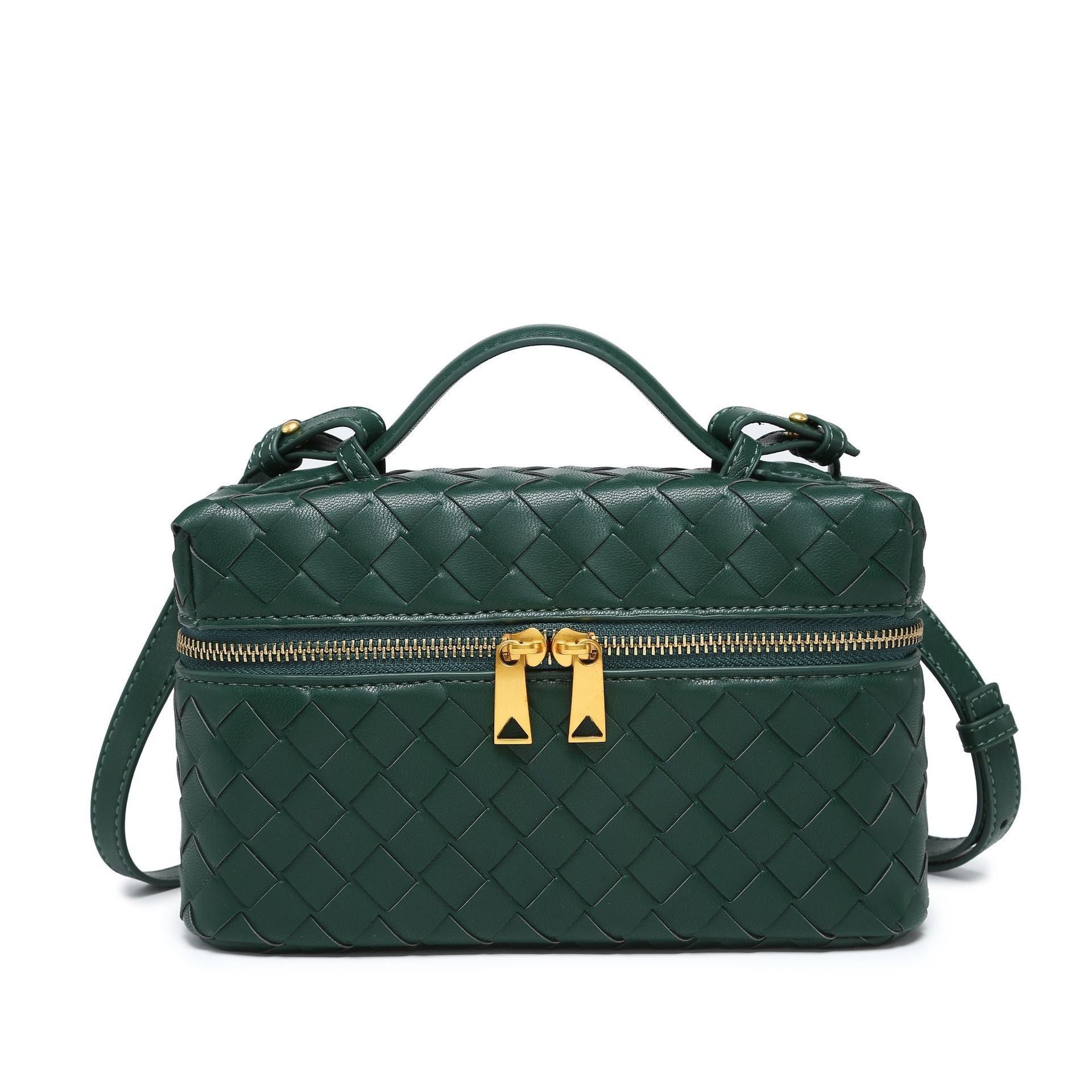 Luxe Woven Vanity Bag