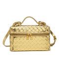 Luxe Woven Vanity Bag