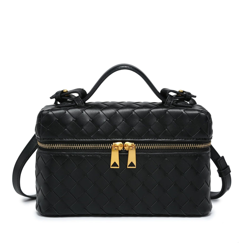 Luxe Woven Vanity Bag