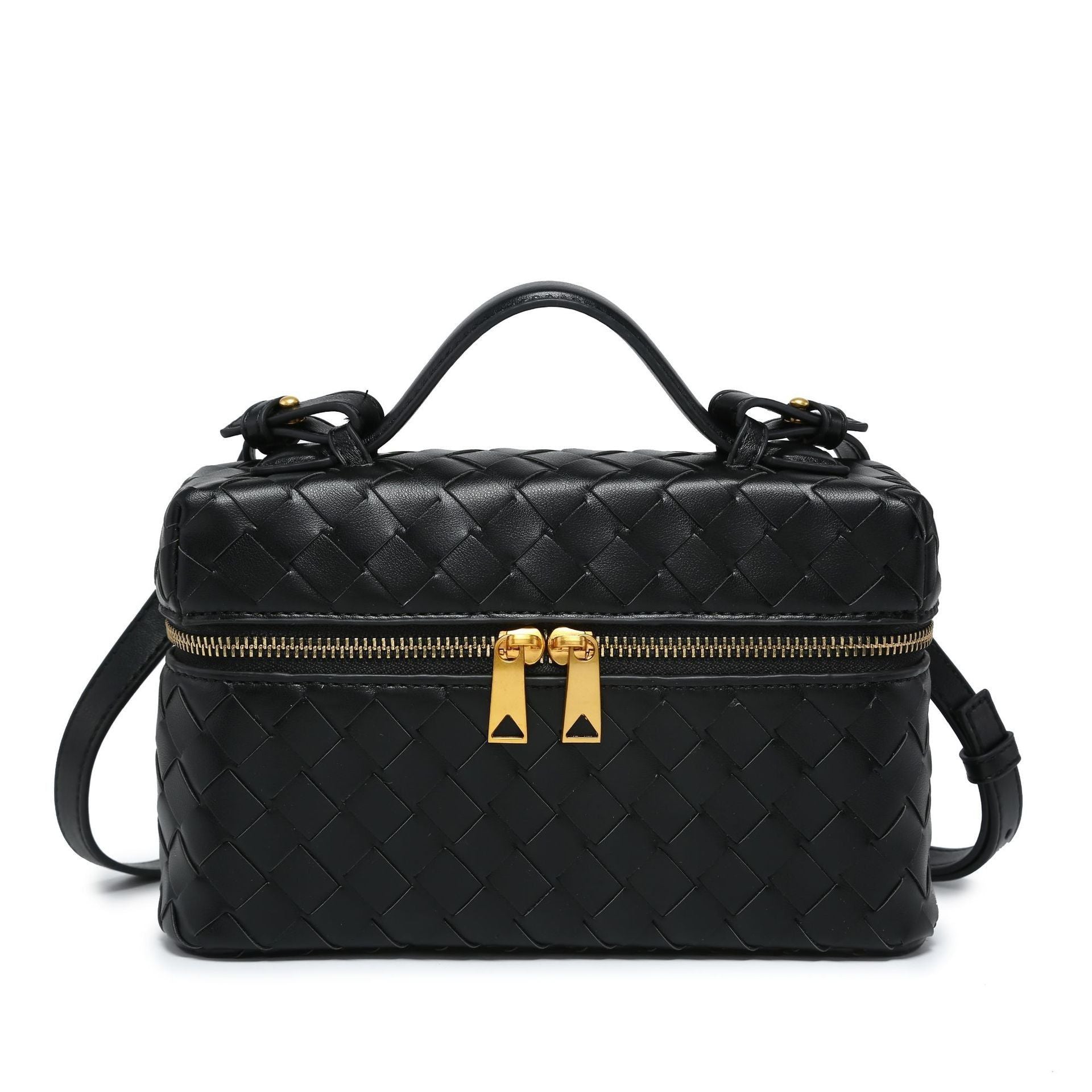 Luxe Woven Vanity Bag