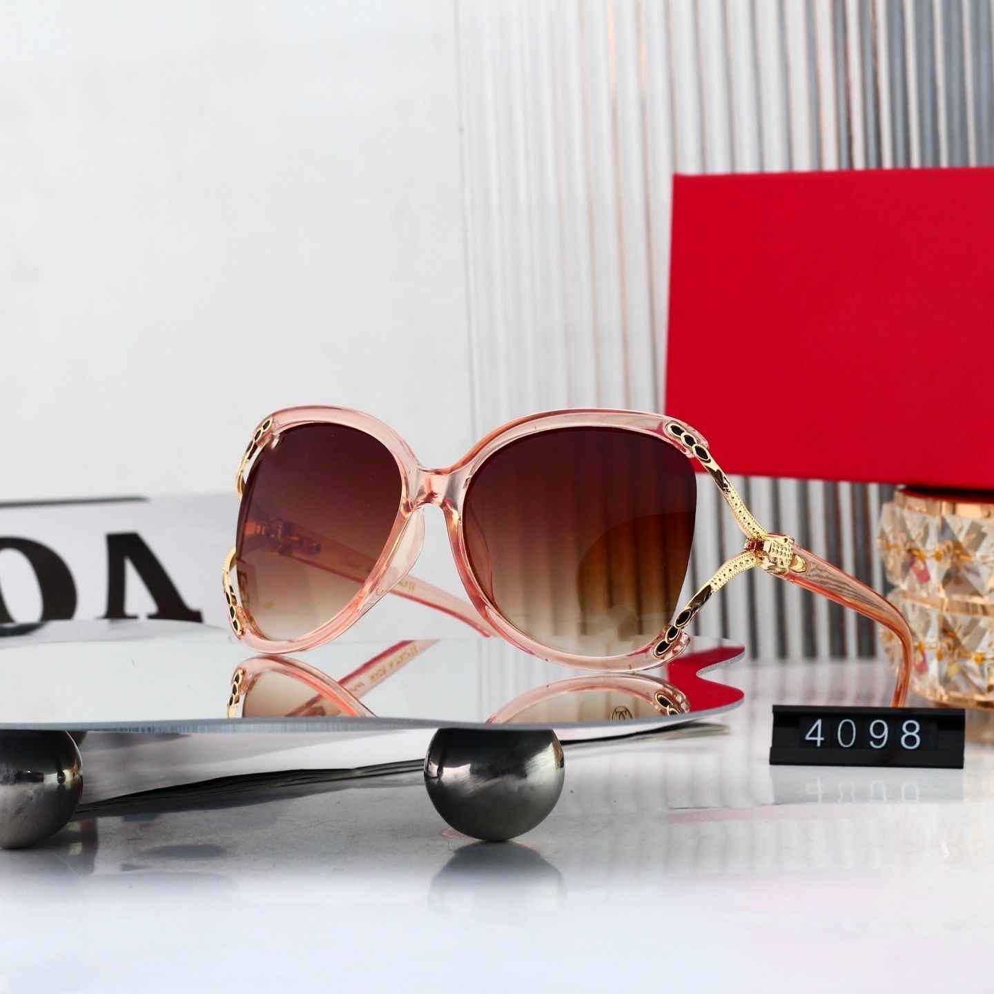 Blush Luxe Oversized Sunglasses