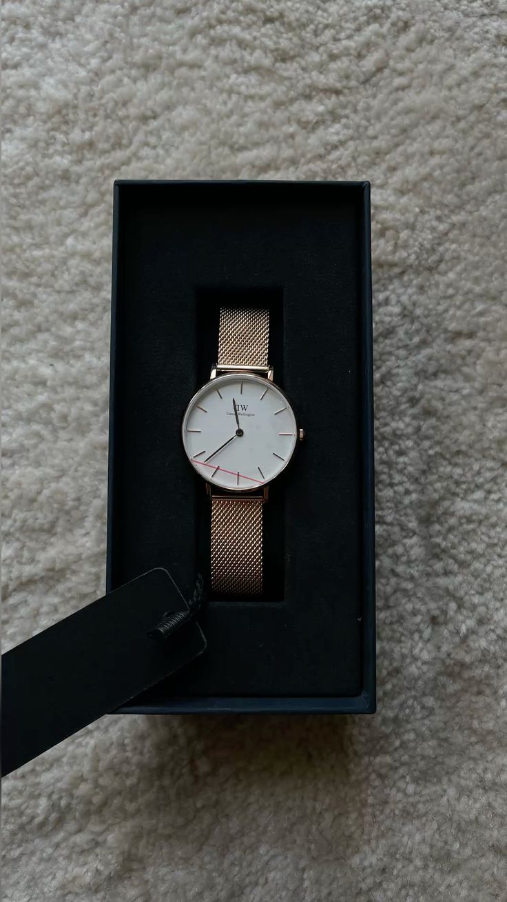 Elegant Minimalist Rose Gold Timepiece