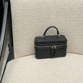 Black Luxury Top-Handle Bag